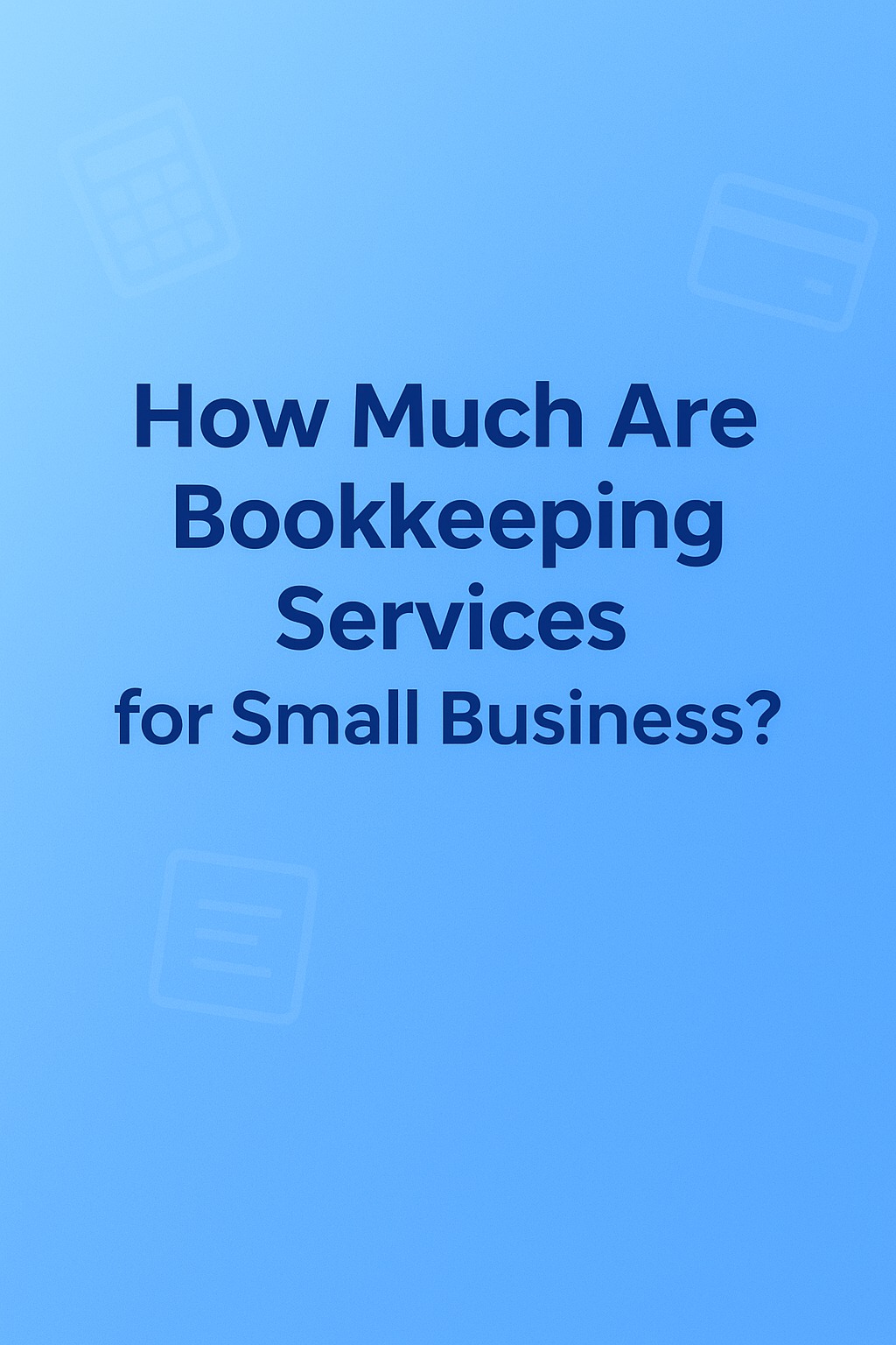 bookkeeping services for startups